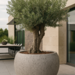 donica z włókna imitacja betonu